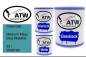 Preview: Chevrolet, Medium Maui Blue Metallic, 23 / WA9184: 1L Lackdose + 1L Klarlack + 500ml Härter - Set, von ATW Autoteile West.